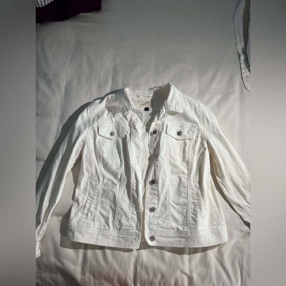 White Denim Jacket